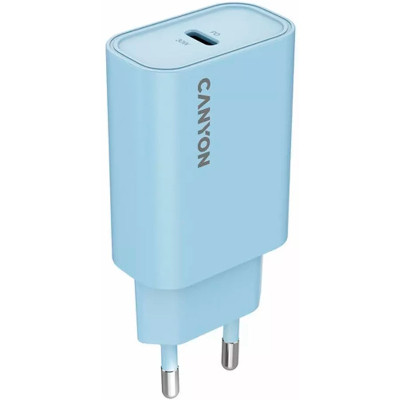 Зарядное устройство Canyon 30CL OnCharge USB-C PD30W Light Blue (CNE-CHA30CLLBL) Винница - изображение 1