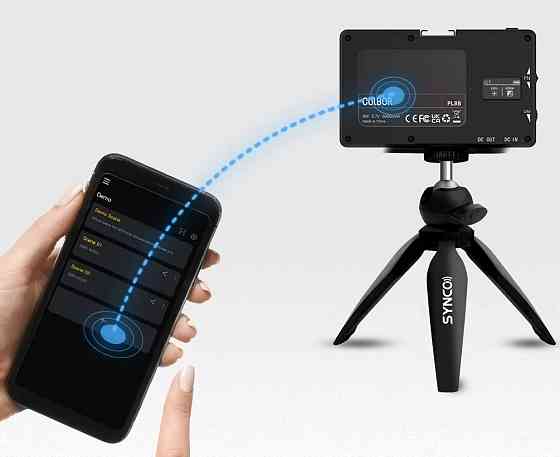 Відеосвітло для камери телефону LED Bi-Color Ra98+ 25000-9000К COLBOR PL8B Київ