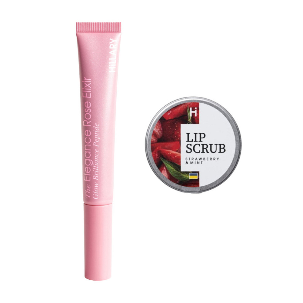 Набір проти сухості та для об’єму губ Hillary Lip Hydration & Plumping Set Київ - фото 1