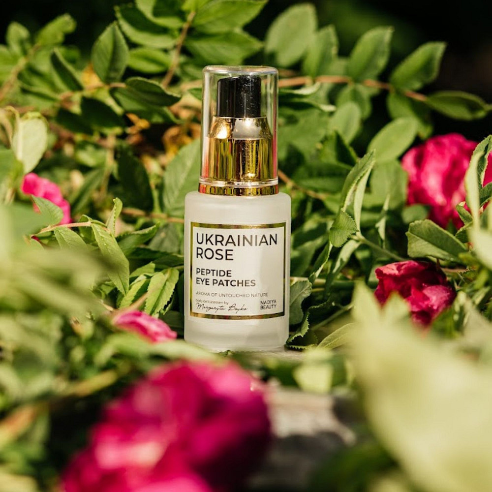 Коригуюча пептидна сироватка для зони навколо очей Ukrainian Rose 30 мл Київ - фото 3