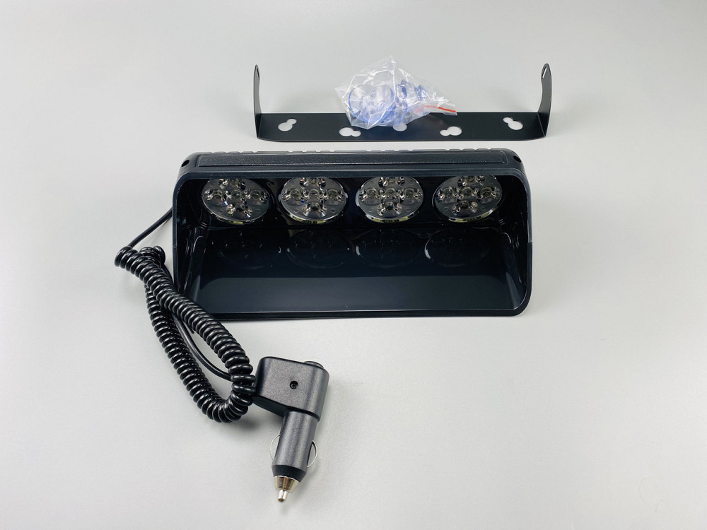 Маячок проблисковий S21 стробоскоп автомобільний 9-80V 20 led діодів білий спалах, стробоскоп під скло Мукачево - фото 5