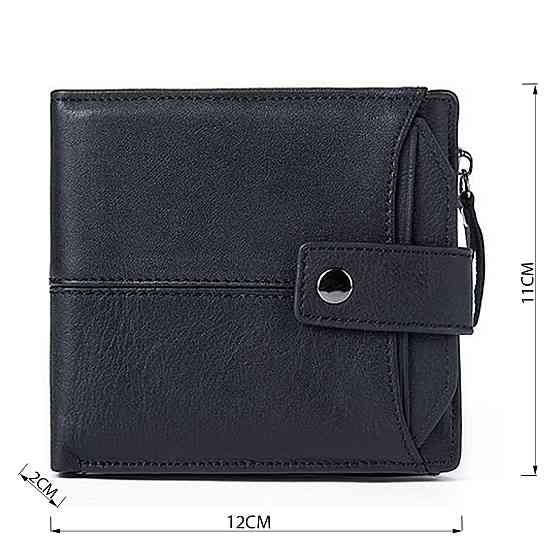 Кошелек мужской функциональный Vintage 14688 Черный Киев