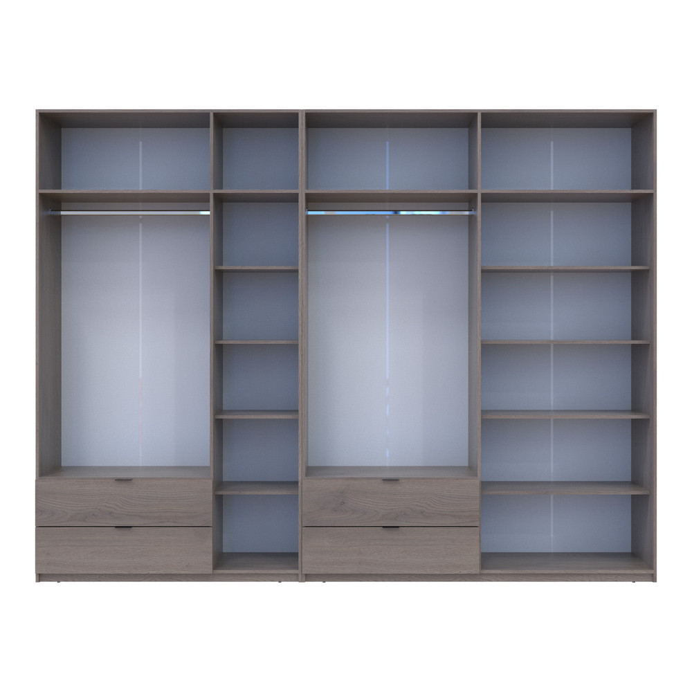 Комплект шкафов для одежды Doros Лукас (2 шт.) 315х50х240 см Канноло (DRS-011856) Днепр - изображение 7