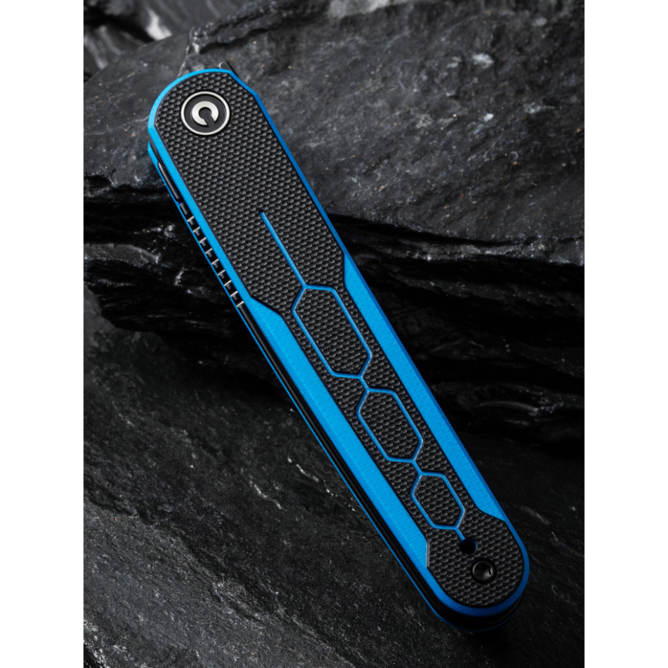 Ніж складаний кишеньковий Civivi KwaiQ , (7.6 см) Nitro-V / G10 чорно-синій Київ - фото 13