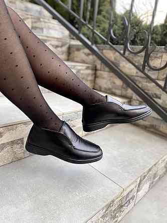 Черевики жіночі RONE чорні натуральна шкіра зима 37р.-24см 39р.-25.5см (Lora-2 4275) Коломыя