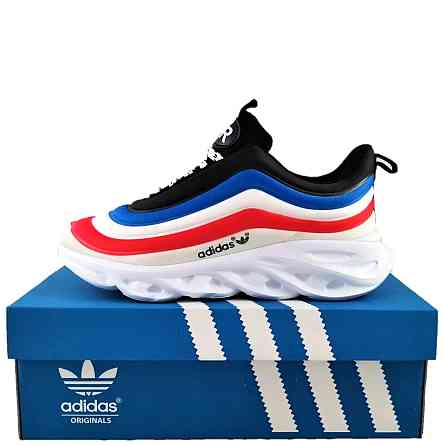 Кросівки Adidas Air Boost Білі Чоловічі Адідас Розмальовка Франція (розміри: 42,43,44) Відео Огляд Дніпро