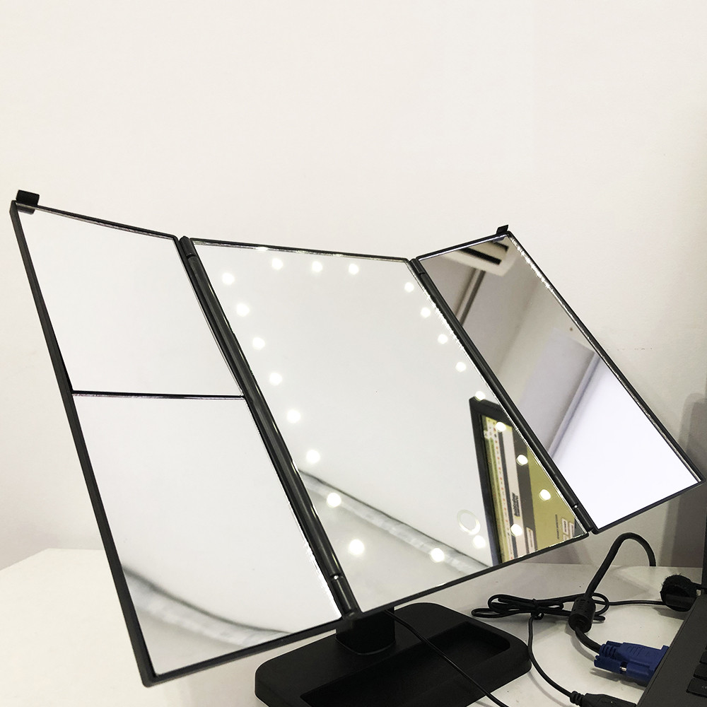 Дзеркало з підсвіткою зі світлодіодами, Дзеркало для макіяжу сучасне, Дзеркало для гриму IO-48 Львів - фото 3