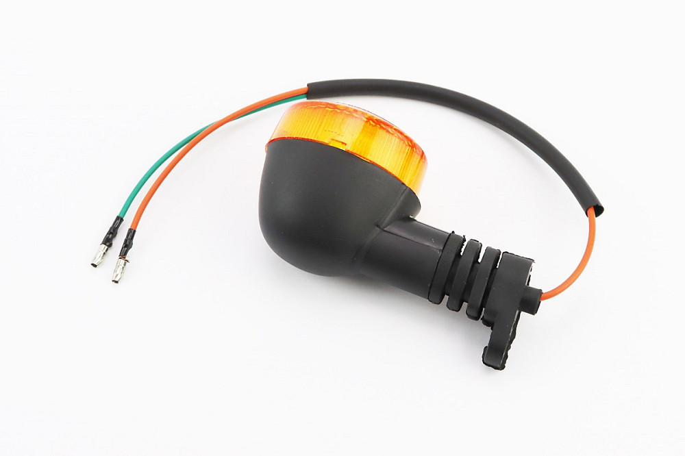 Поворот круглий "середній" (помаранчеве скло) (середня якість) Київ - фото 2