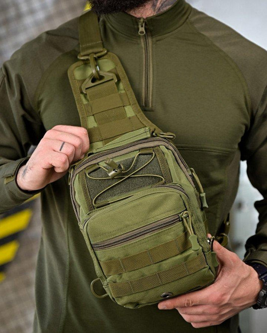 Тактична сумка нагрудна laser oliva ПП4627 Одеса - фото 1