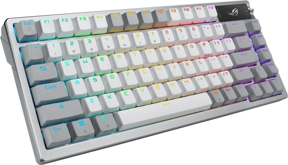 Клавіатура бездротова Asus ROG Azoth RGB WL BT White (90MP031A-BKUA11) Білий Харків - фото 6