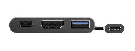 USB-хаб Trust Dalyx Aluminium USB Type-C 3-в-1 (23772) ( Сріблястий ) Харків
