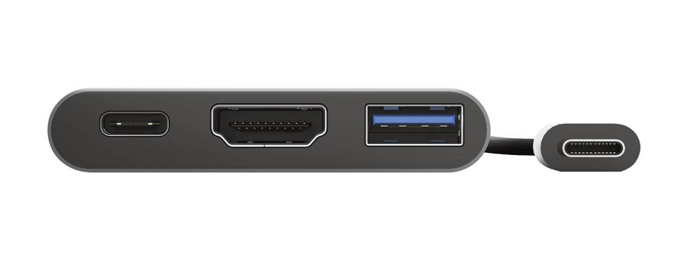 USB-хаб Trust Dalyx Aluminium USB Type-C 3-в-1 (23772) ( Сріблястий ) Харків - фото 5