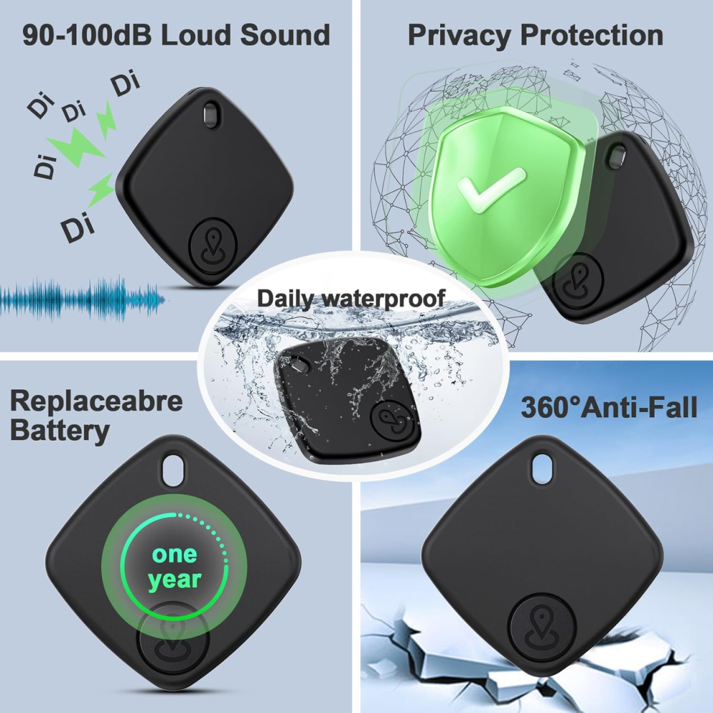 Bluetooth-трекер CMINGKEJI Smart Tracker для Android, 4 шт., Google Find Hub, IP67, CR2032, сигнал 100 дБ Киев - изображение 4