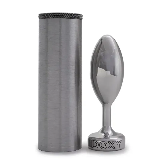 Металева анальна пробка DOXY Butt Plug SMOOTH, гладенька, діаметр 3,3 см Львів