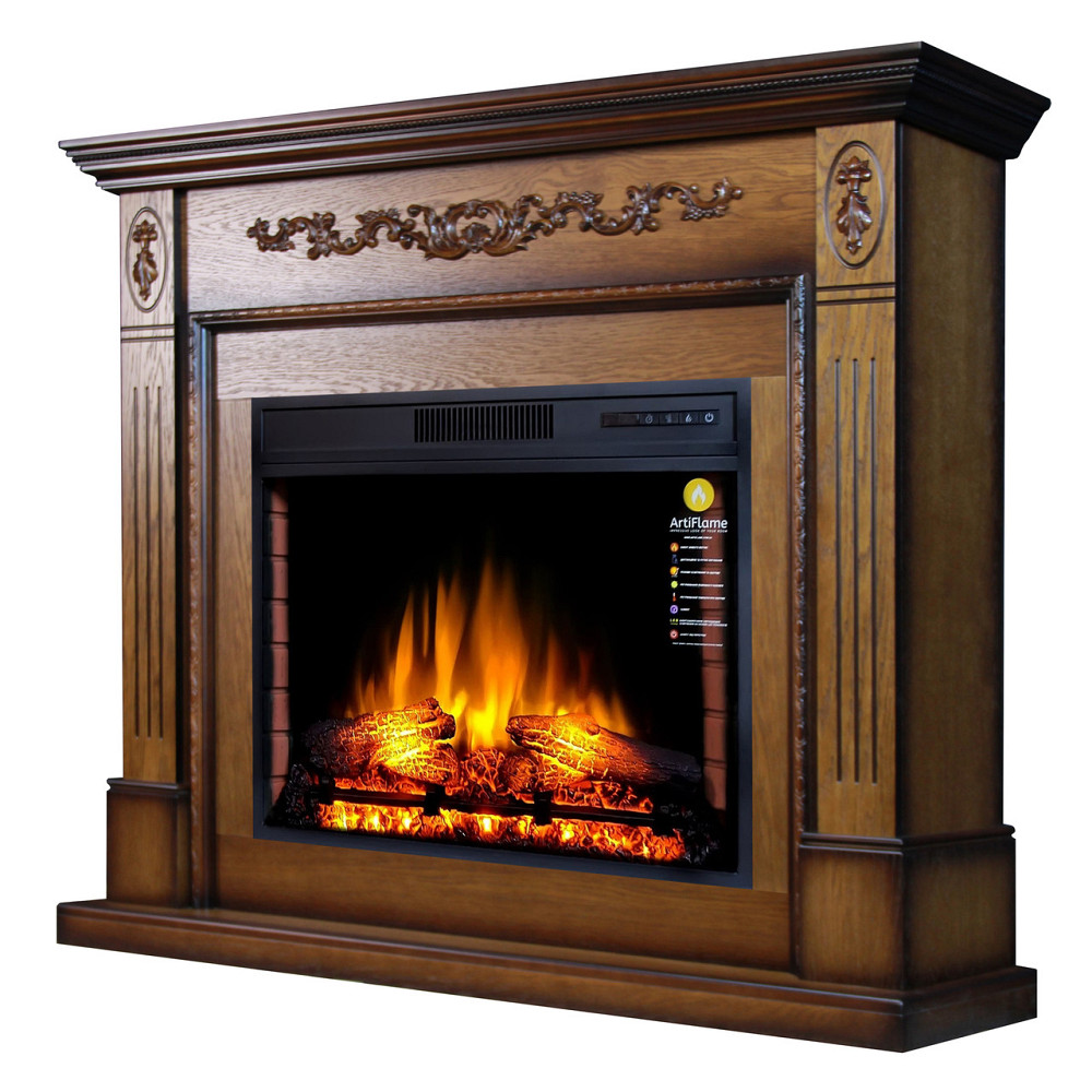 Каминокомплект ArtiFlame SOHO AF28S ДУБ АНТИК (со звуком) Львов - изображение 2