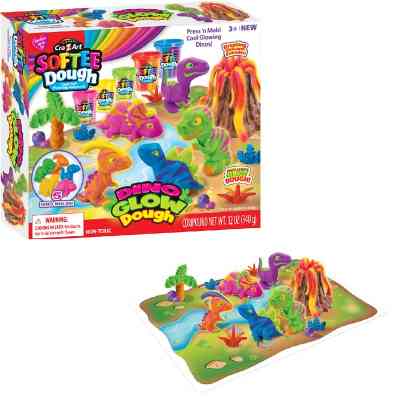 Набор для творчества Cra-Z-Art Динозаври, тісто для ліплення, з формами, набір 14 од (66603CRA) Винница