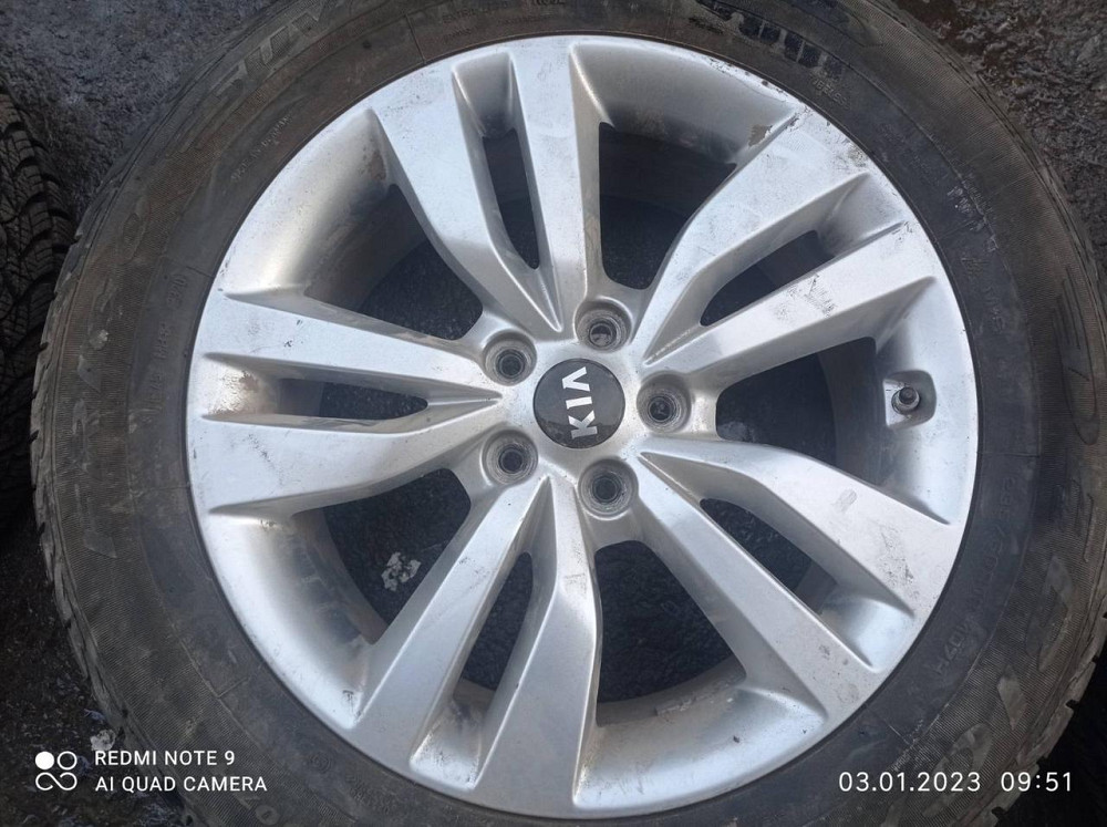 Диски з гумою та датчиками тиску в шинах R18 Kia Sorento 4 Київ - фото 1
