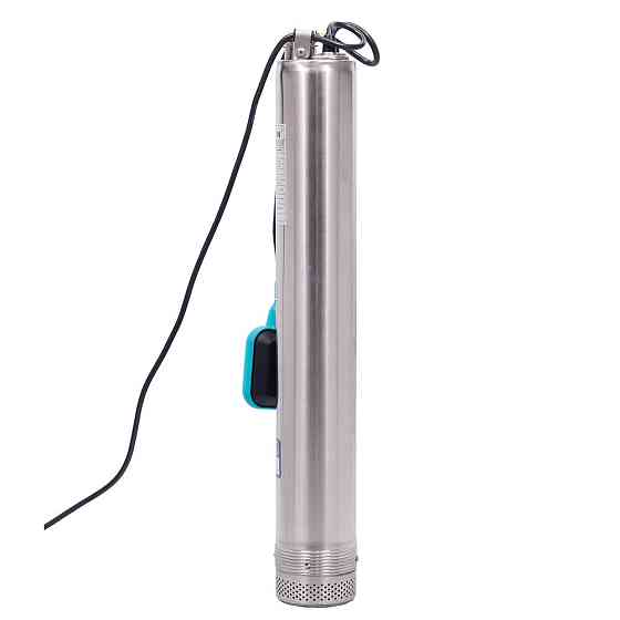 Насос з нижнім забором води 1.1кВт H 71(54)м Q 100(66)л/хв Ø100мм+поплавок DONGYIN 4SNM4/8 (777365) Рівне