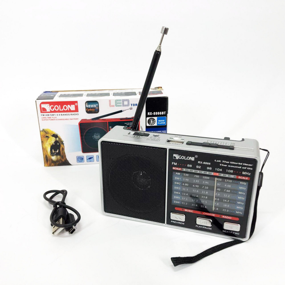 Портативне аварійне радіо, що працює від мережі, Портативне радіо, Радіоприймач з гарною якістю прийому DV-80 Львів - фото 8