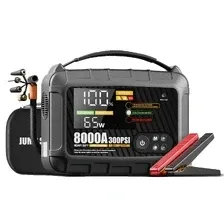 Wytrzymały rozrusznik samochodowy 8000 A, Акумулятор 24000 mAh, sprężarka powietrza 150 PSI, A Киев