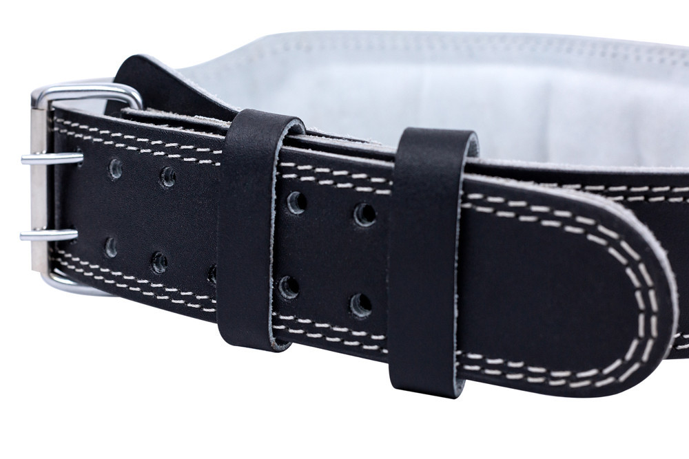 Пояс шкіряний VNK Leather для важкої атлетики та пауерліфтингу регульований підтримка спини розмір S Київ - фото 4