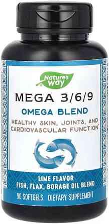 Омега 3 6 9 Nature's Way Omega Blend 90 капс лайм Київ
