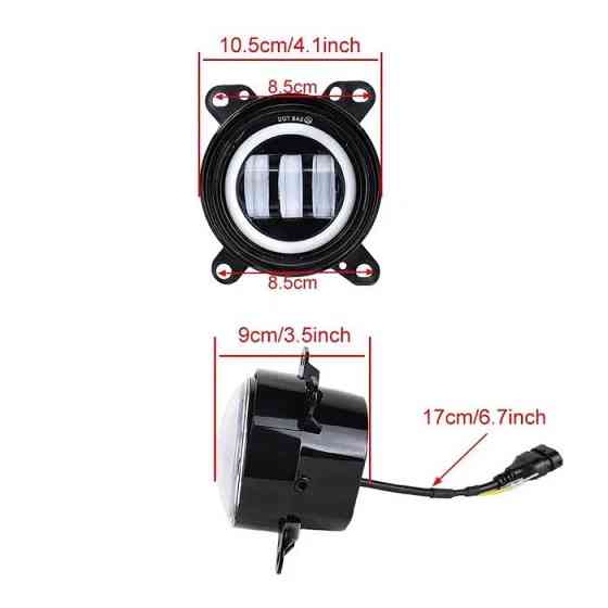 Комплект протитуманних LED фар StarLight DAF-105 + DRL (XF, CF, LF) Харків