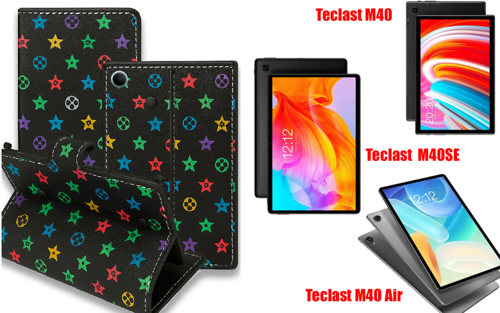 Книга-трансформер для планшета Teclast M40, M40Se, M40 Air, цвет Black Lyi Black Киев - изображение 1