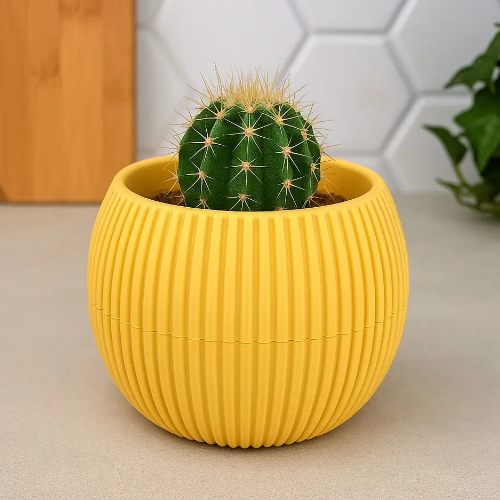 Вазон Mergan Saksi 0,35л жовтий ELIF Житомир - изображение 2