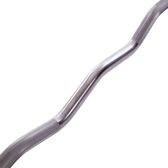 Штанга фіксована вигнута поліуретанова Zelart 2690-40 довжина 111 см 40 кг Київ