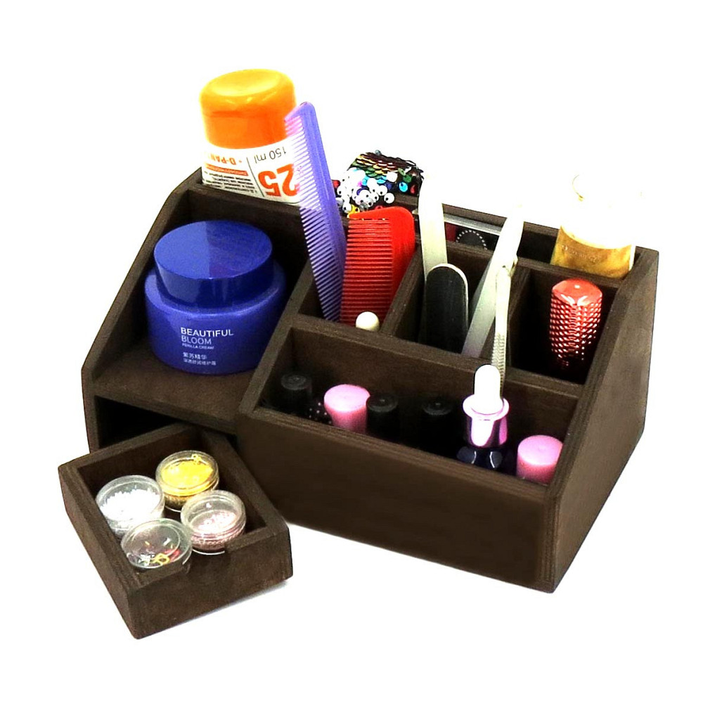 Органайзер для косметики "Мамея" капучино Миколаїв - фото 1