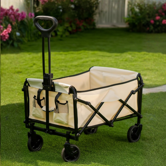 Візок складаний на 67 л для транспортування речей і продуктів, універсальний для походів у магазин, кемпінг, перевезення Кам'янець-Подільський