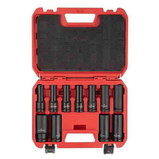 Набор головок ударных удлиненных 1/2