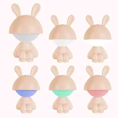 Нічник Kite Світильник LED з акумулятором Cute Bunny, персиковий (K25-316-1-4) Вінниця