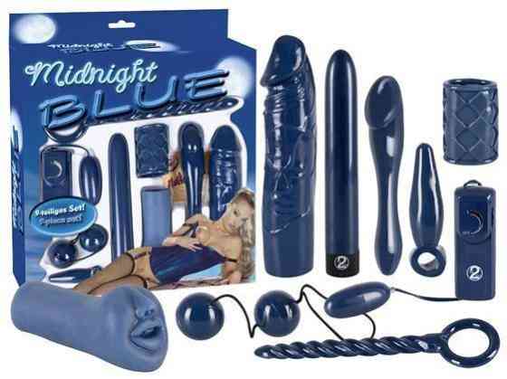 Набір секс іграшок Midnight Blue Set Sex Aura Київ