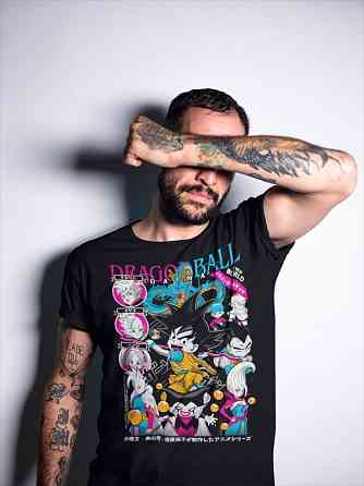 Футболка для мальчика аниме Аниме Манга Джапанесе Перфект оверсайз (рост от 165 до 180 ) Черний AnimeJ0090m Днепр