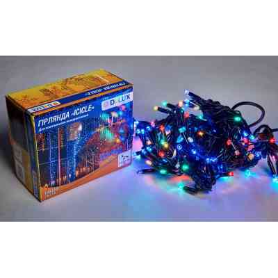 Гірлянда Delux ICICLE flash 108LED 2 х 1 м мульти / черн IP44 EN (90012950) Вінниця