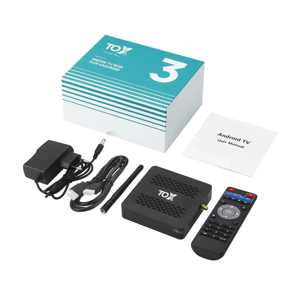 TV-приставка UGOOS TOX3 4/32 ( Чорний ) Харків - фото 5