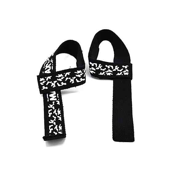 Лямки для тяги MadMax Camo Power Wrist Straps Camo/White Луцьк