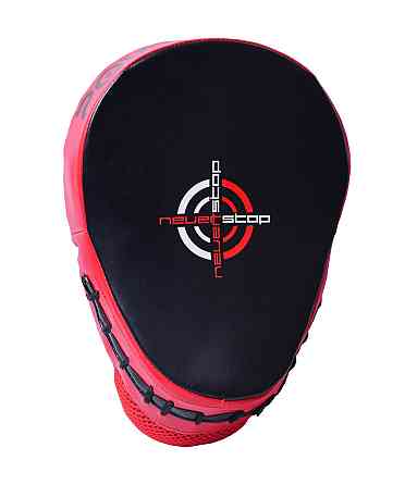 Лапы боксерские PowerPlay 3041 Черно-Красные PU [пара] Луцк