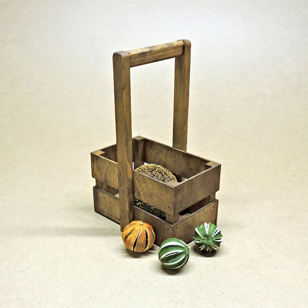 Подарунковий кошик "Шеллі 12х20" капучино Миколаїв - фото 1