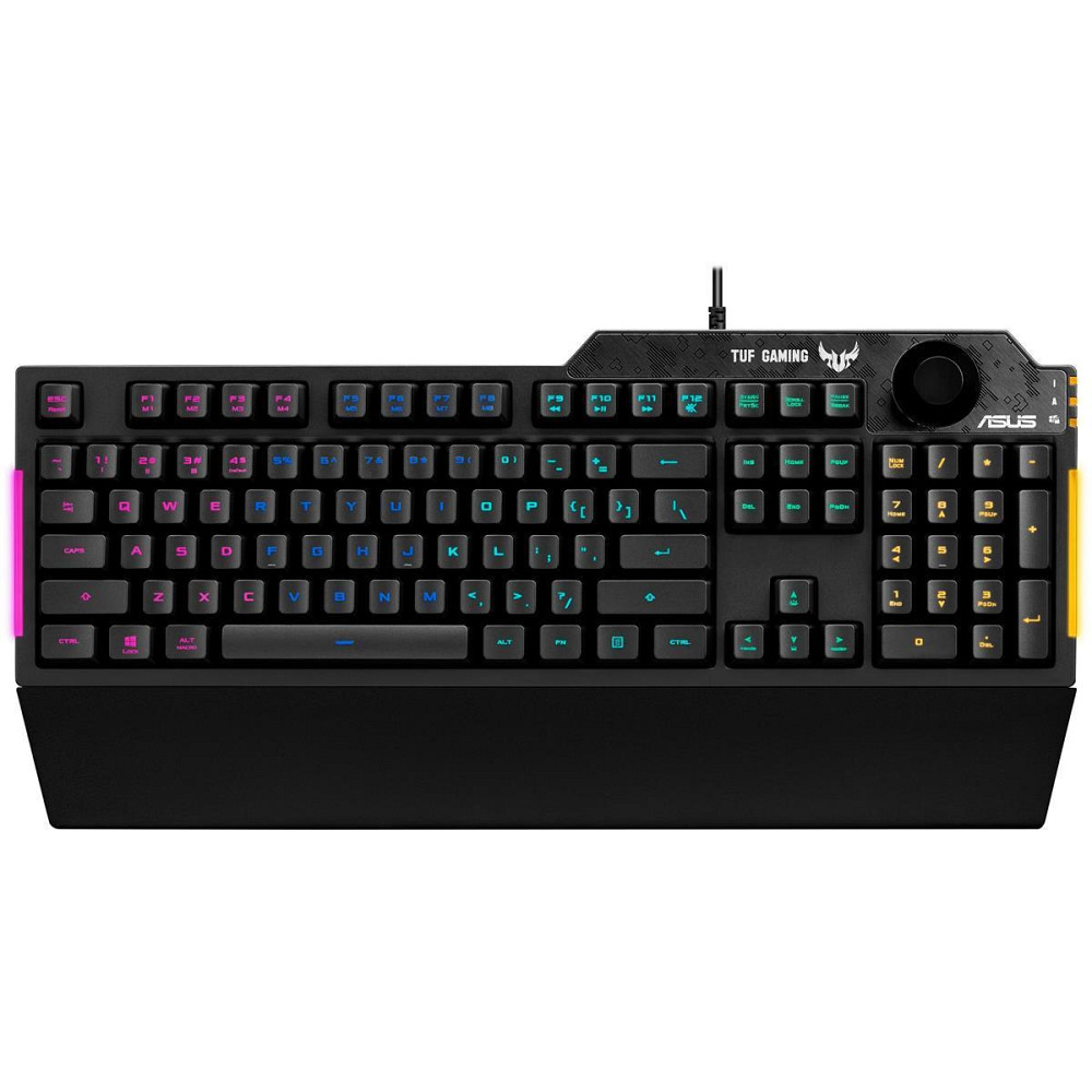 Клавіатура Asus TUF Gaming K1 USB Black UKR (90MP01X0-BKMA00) Чорний Харків - фото 1