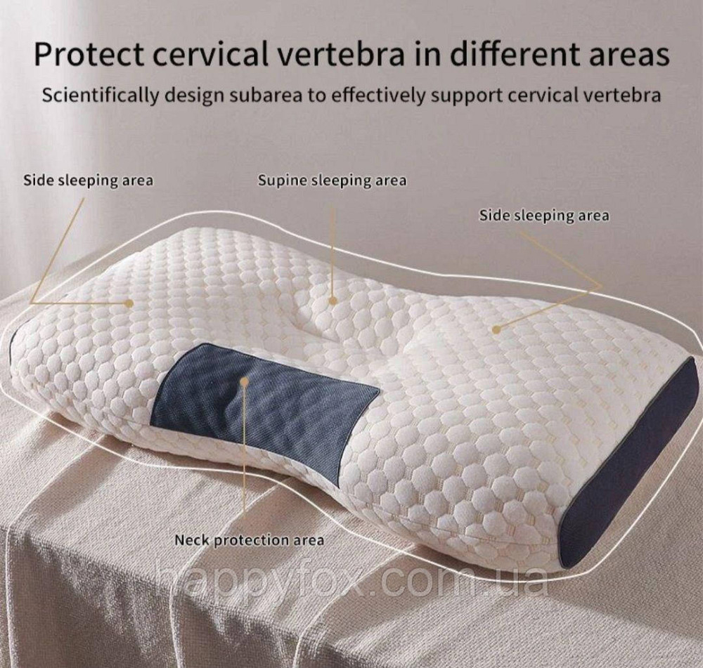 Ортопедична подушка для сну з соєвого волокна Львів - фото 5