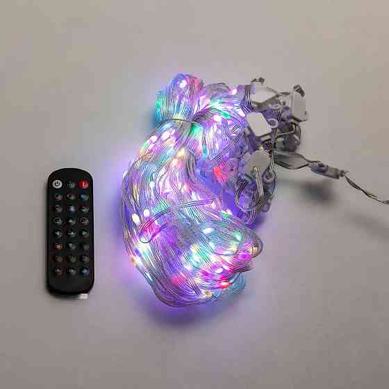 Garlando Розумна гірлянда Smart штора 200 LED 3*2 м з керуванням зі смартфона, мультиколор W005 Київ