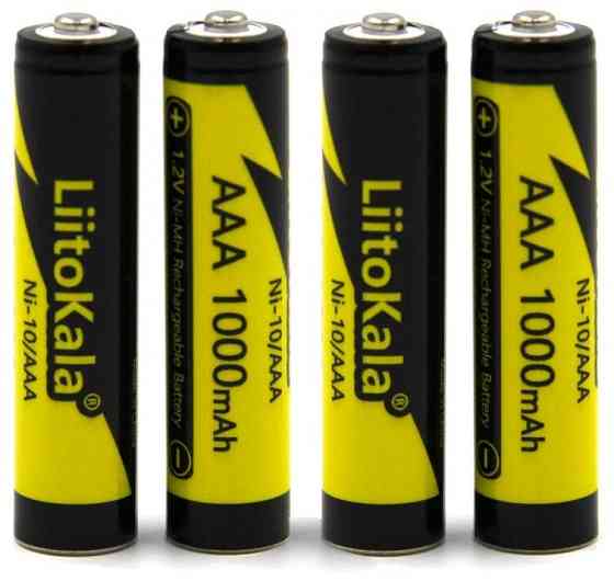Акумулятор ААА 1000мАг 1.2В LiitoKala Ni-10/ААА Київ