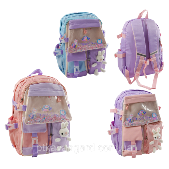 Рюкзак детский (36х16х45 см, 2 отделения, 5 карманов, на молнии) 3 цвета Хмельницкий