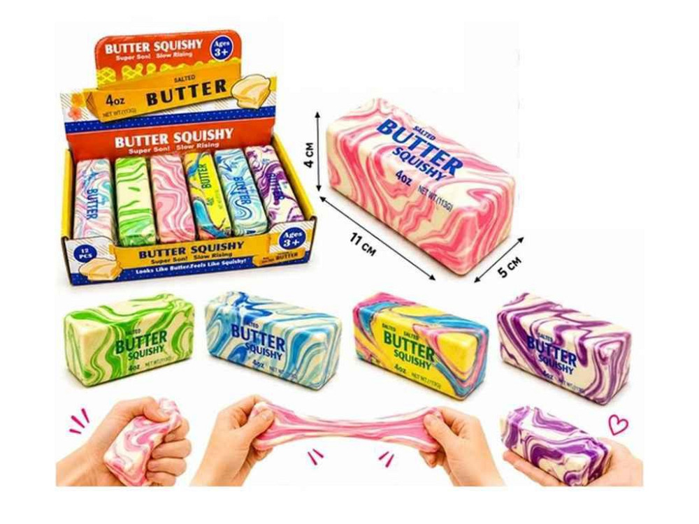 Антистресс-сквешь масло зеленый Butter marble ТМ КИТАЙ Solmir Киев - изображение 1