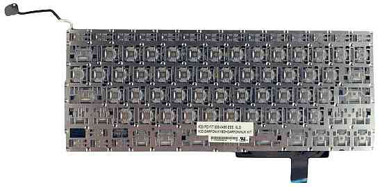 Клавиатура для ноутбука Apple MacBook Pro (A1297) с подсветкой (Light) Black, (No Frame), RU (горизонтальный энтер) Вінниця