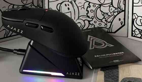 Нові чорні/білі ігрові мишки AJAZZ AJ159 APEX Игровая мышка. Київ