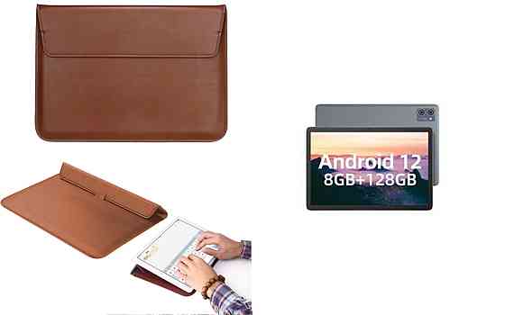 Чохол-конверт VitoCase для Jumper EZpad M10SE, з функцією підставки для планшета Коричневий Київ